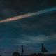 For a film full of striking under-and-over-sea imagery, this image of a shooting star I found particularly appealing.